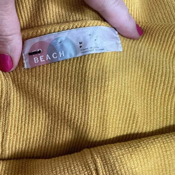 Free People Mustard Halter Midi Dress - Picture 9 of 11